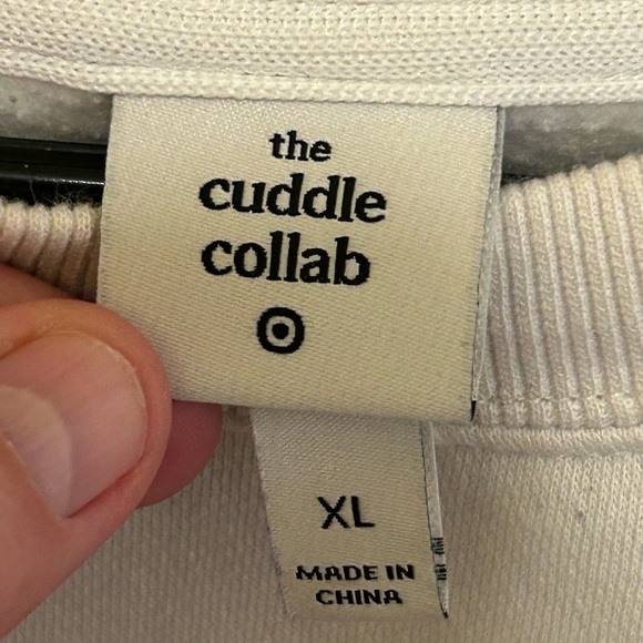 The Cuddle Collab Target Sweatshirt “Tell Your Cat I Say Hi! - White w/red - XL - Picture 5 of 6